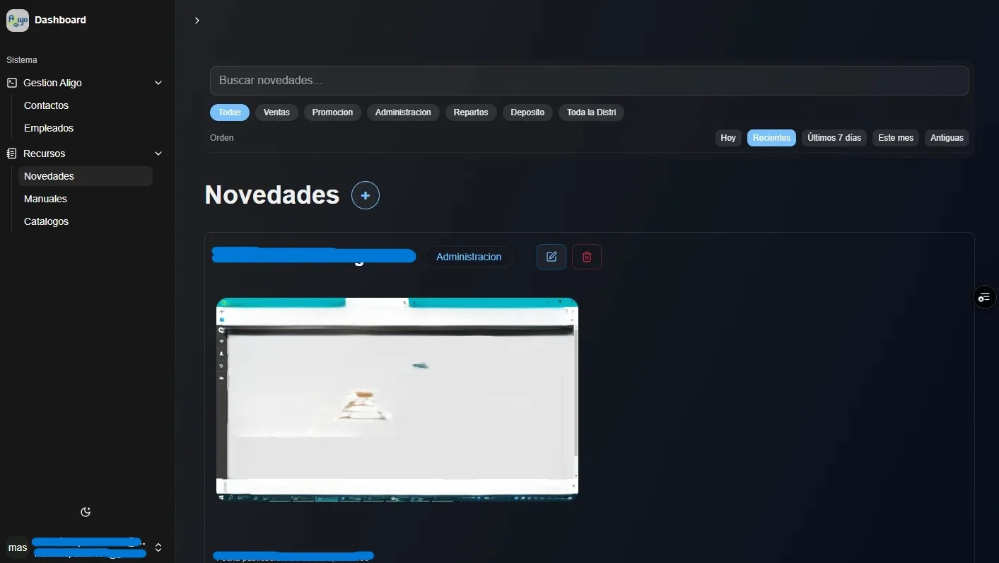 Aligo Distribuidora — captura 1 de 2