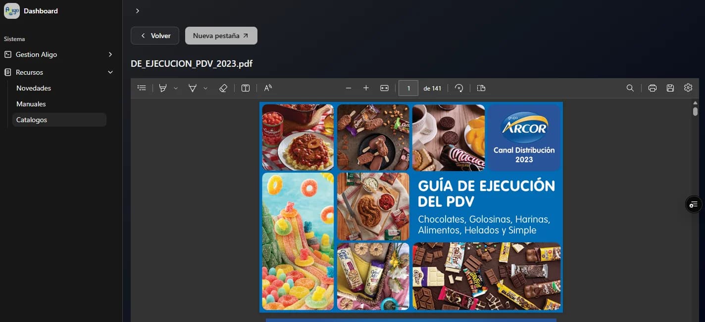 Aligo Distribuidora — captura 2 de 2